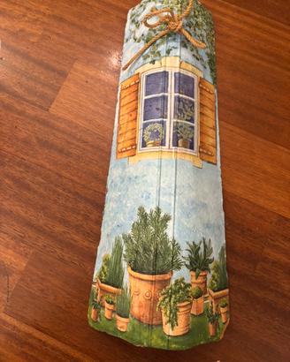 Coppo tegola decorazione decoupage