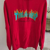 thrasher felpa rossa L 