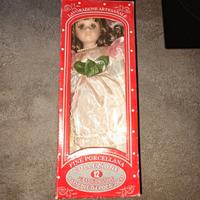 Bambola ceramica Victorian Style 30 cm porcellana