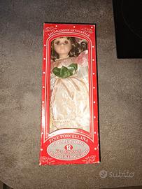 Bambola ceramica Victorian Style 30 cm porcellana