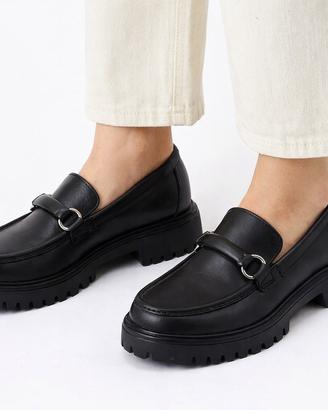 Mocassini neri in vera pelle Tg 36 - NUOVO