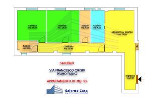 Via F. Crispi - ampiio tre vani