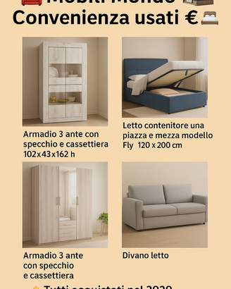 🏡 ARREDAMENTO COMPLETO MONDO CONVENIENZA –
