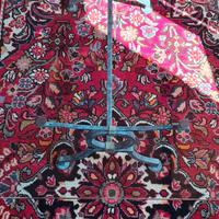 tavolino da salotto in ferro battuto e cristallo 