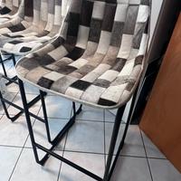 Nuovi sgabelli vero pelo mai usati stile vintage