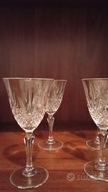 bicchieri  da liquore in cristallo 