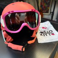 CASCO SCI + MASCHERINA PER BIMBA