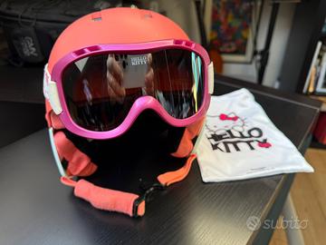 CASCO SCI + MASCHERINA PER BIMBA