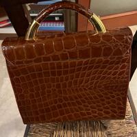 Borsa di coccodrillo Max Mara