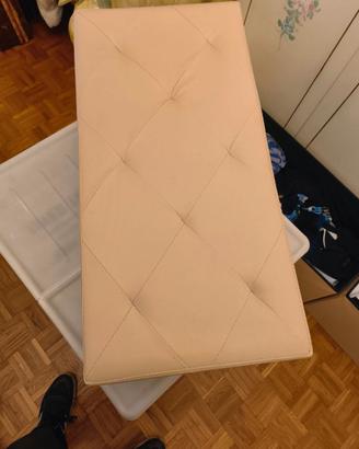 PUFF POUF CONTENITORE ECOPELLE