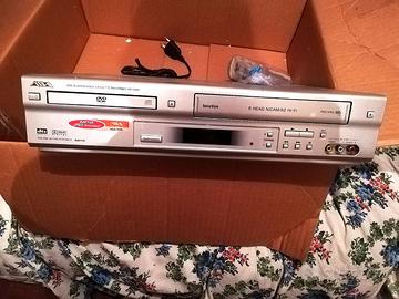 AIWA HV-DH10E video registratore lettore dvd 6 tes