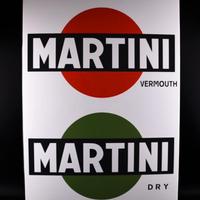 Insegna smaltata Martini