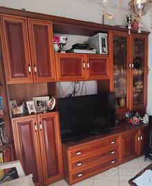 parete attrezzata stile classico