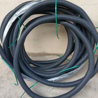 Tubo corrugato DP PE Diam.63 nero MT 28