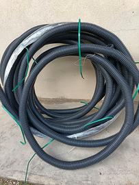Tubo corrugato DP PE Diam.63 nero MT 28