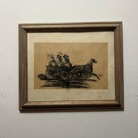 Quadro del 900 con stampa antica