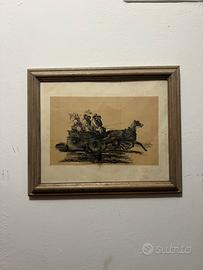 Quadro del 900 con stampa antica