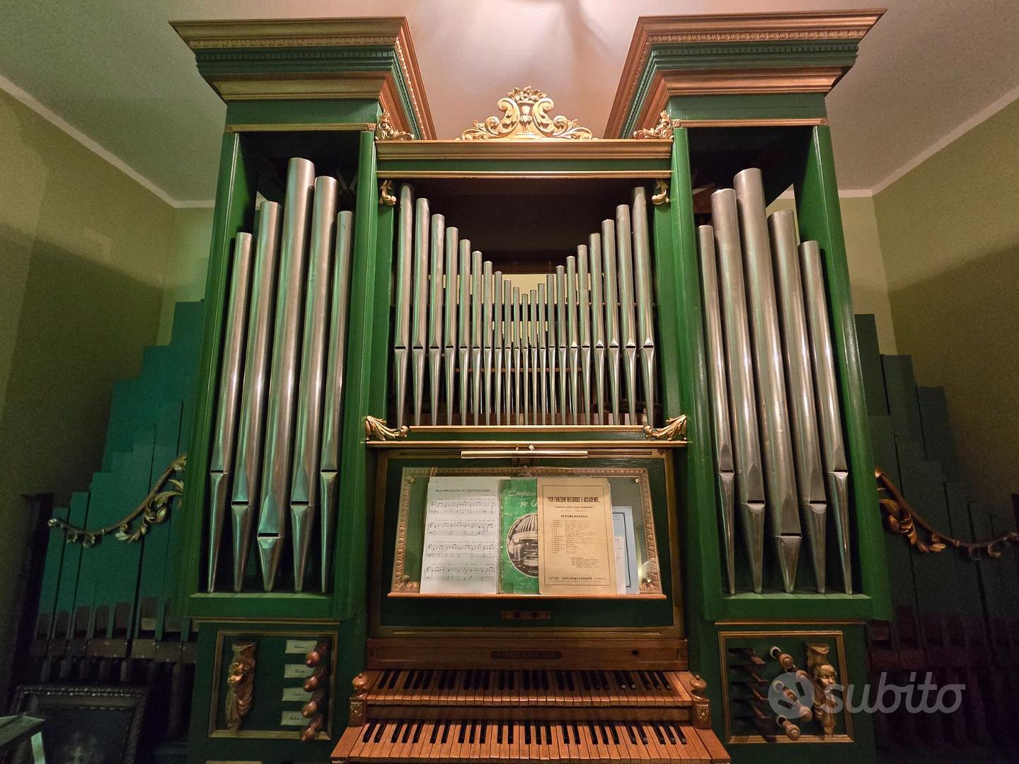 Miniatura Organo A Cane Legno - Decorazione Strumenti Musicali Per Casa O Studio - Foto 4