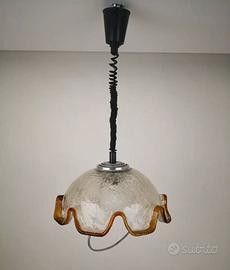 Lampadario cucina vintage Vetro Massiccio Murano