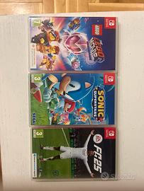 3 Giochi per nintendo switch FC 25 Sonic Lego