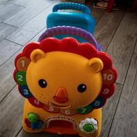 triciclo 3 in 1 primi passi leone Fisher Price 