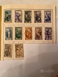 Francobolli serie lavoro anni 50