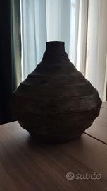 Vaso decorativo etnico / rustico artigianale "Hand