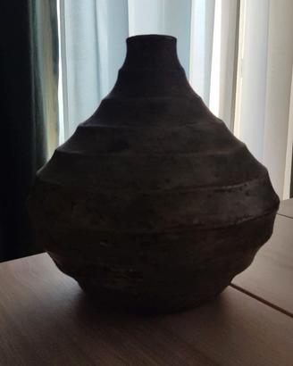 Vaso decorativo etnico / rustico artigianale "Hand
