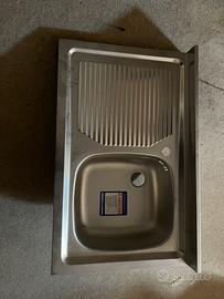 Vasca lavandino cucina acciaio inox 1 vasca