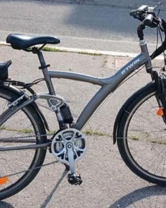 Bicicletta elettrica biammortizzata  btwin 700 