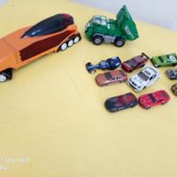 Set camion rimorchio trasformer macchinine