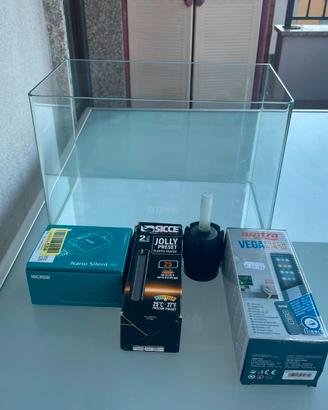 KIT ACQUARIO COMPLETO 18 LITRI