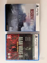 Resident evil requiem e Alan awake 2
