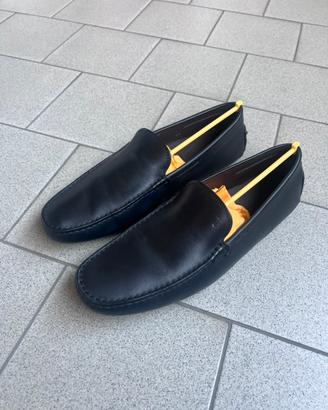 Mocassini in pelle nera Tod’s
