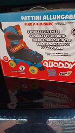 Pattini 4 ruote allungabili