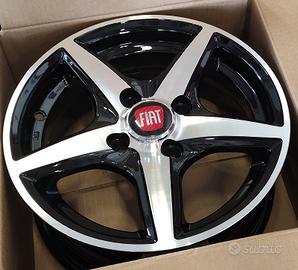 4 Cerchi In Lega NUOVI da 13 Per Fiat Uno 127 Ecc
