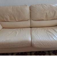 divano letto 3 posti in pelle 