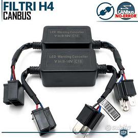 RESISTENZE Kit Led H4 SPEGNI SPIA Errore-Lampeggio