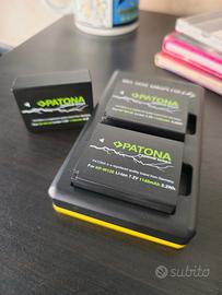 Fujifilm batteria e caricabatterie patona
