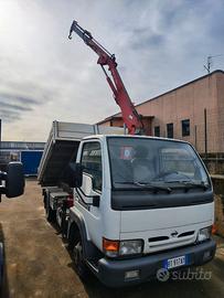 Nissan cabstar 120 con gru e ribaltabile