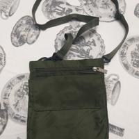 Borsa tracolla Verde Militare Borsetta unisex