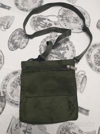 Borsa tracolla Verde Militare Borsetta unisex