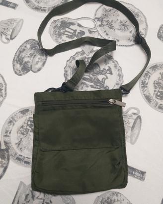 Borsa tracolla Verde Militare Borsetta unisex