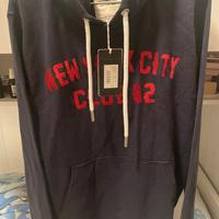 Felpa FRED MELLO scritta NYC nuova con cartellino