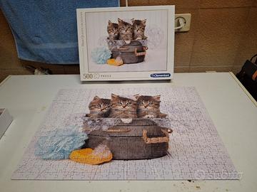 Puzzle Clementoni 500 Gattini