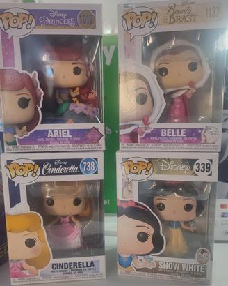 Funko pop Disney principesse belle bianca neve fig