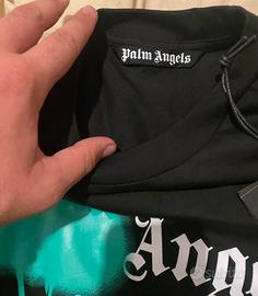 t shirt palm angels milano con cartellino…