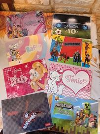 tovagliette plastificate personalizzate 