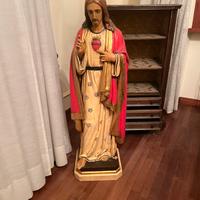 Arte sacra: statua in ceramica d’epoca