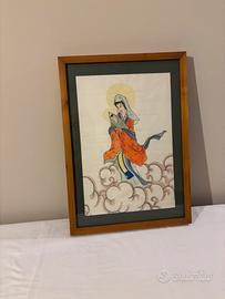 Quadro: dipinto su seta